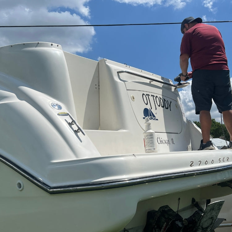 Exterior Boat Detail Service - Wash and Wax Service